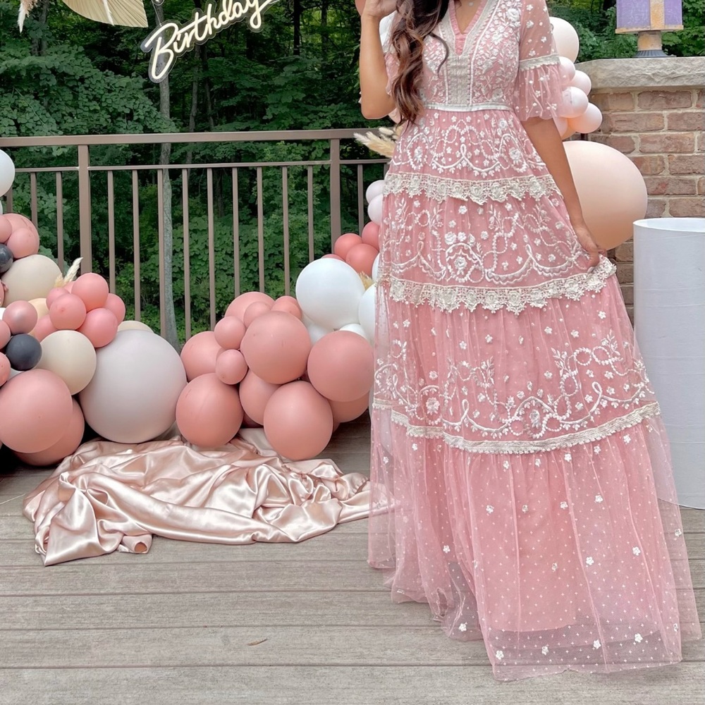 Needle & Thread Maxi Dress size US 6